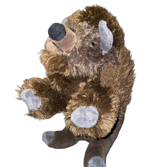 Wild Republic 12" Plush Bison American Buffalo Stuffed Animal Safari Nursery Toy - Picture 3 of 12